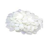 Pack de 300 Pierres Fluorescentes Cailloux Lumineux Blancs Jardin Aquarium Décoration Extérieure Sécuritaire Durabilité Longue