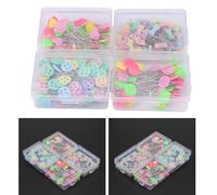 Pack de 300pcs Épingles Droite Tête Colorées, Épingles Droite Fleurs ou Ours, Épingles Plat Colorées, DIY Quilting Accessoires, Accessoires de Couture, Artisanat