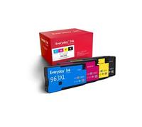 Xerox Everyday HP 963XL 4 packs de cartouches d'encre remanufacturées - Remplace 3JA30AE/3JA27AE/3JA28AE/3JA29AE/3JA26AE/3JA23AE/3JA24AE/3JA25AE (Upgrade-Reinforced Chip)
