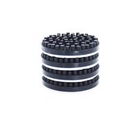 Pack de 4 Absorbeurs anti-vibrations Enova Hifi Turn PAD 10 pour platine vinyle et enceintes Hi-Fi Noir Vinyle