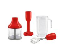 Smeg Accessoires mixeur plongeant HBAC11RD – 4 pièces: carafe, hachoir, presse‑purée, fouet – Rouge