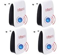 Pack de 4 Appareil Ultrason Souris - et Rats Barrage aux Insectes Repulsif à Tue Mouche Electrique A REPULSIF NUISIBLES POUR LA YYV