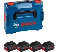Pack de 4 batteries 18 V Procore 5,5 Ah en coffret L-BOXX - BOSCH - 1600A02A2U Noir G