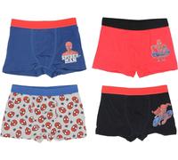 Pack de 4 boxers Spiderman - Sous-vêtements confortables en coton pour enfants 98/104