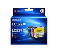Pack de 4 Cartouches compatible pour Brother LC527XL Noir et couleurs