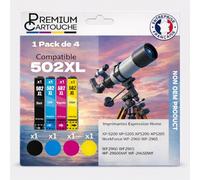 Pack de 4 Cartouches Compatible pour Epson 502XL Noir & Couleurs