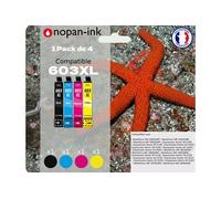 Pack de 4 Cartouches compatible pour Epson 603XL Noir & Couleurs