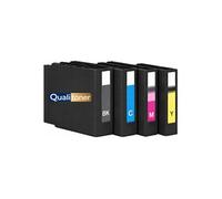 Pack de 4 Cartouches compatible pour T13X Noir et Couleurs