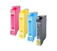 Pack de 4 Cartouches Compatibles EPSON 18 XL pour Imprimantes Expression Home, XP-102, XP-202, XP-205, XP-212, XP-215, XP-225, XP-30, XP-302, XP-305, XP-312, XP-315, XP-322, XP-325, XP-402, XP-405