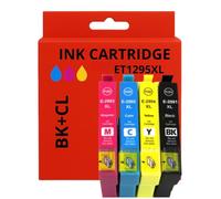 Pack de 4 Cartouches Compatibles EPSON T1295 XL pour Imprimantes Stylus Office, Stylus, Workforce