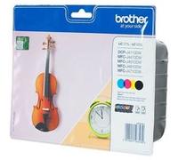 Pack de 4 cartouches d’encre Brother LC127XLVALBP Noir, Jaune, Cyan, Magenta G