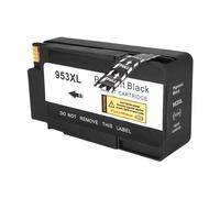 Pack de 4 Cartouches d'encre 953XL, compatibles avec HP, Officejet Pro | Noir 50 ml, couleur 26 ml chacun, imprimantes 7720/7730/7740/8210/8218/8710/8715/8718/8720/8730/8740.(Black)