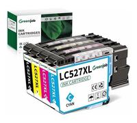 Pack de 4 Cartouches d'Encre Compatibles LC527XL pour Brother MFC-J4350DW/J4550DW - Haute Capacité, Économie d'Encre.