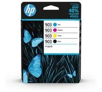 HP 903 Pack de 4 cartouches d'encre Noir/Cyan/Magenta/Jaune authentiques