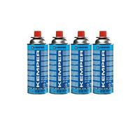 KEMPER - Cartouche de gaz 227gr butane Pack de 4 Bouteilles de gaz UN2037 Bonbonne pour appareils à gaz