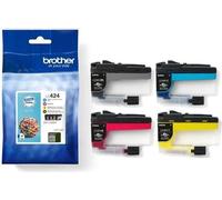 Pack de 4 Cartouches LC424VAL - BROTHER - Noir, Cyan, Magenta et Jaune haute capacité de 750 pages - Pour DCP-J1200W