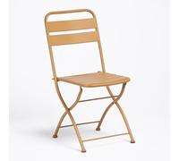 Pack De 4 Chaises De Jardin Pliantes Janti Moutarde Multicolore