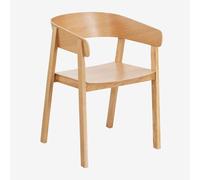 Pack de 4 chaises de salle à manger en bois Olsen Bois Naturel