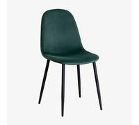Pack de 4 chaises de salle à manger Glamm Noir
