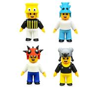 Pack de 4 figurines articulées 99 nuits dans la forêt - Pack enfants perdus - Koala Dragon, Kraken et Calmar de 13 cm - Collection officielle 99 Nuits Forêt - Figurines à collectionner 99 Nights in