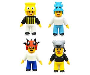 Pack de 4 figurines articulées 99 nuits dans la forêt - Pack enfants perdus - Koala Dragon, Kraken et Calmar de 13 cm - Collection officielle 99 Nuits Forêt - Figurines à collectionner 99 Nights in