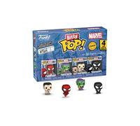 Funko Bitty Pop! 4 Pack: Marvel - Spider-Man - Spider-Man, Green Goblin, J. Jonah Jameson, Mystery Mini Figure - 1 in 6 Chance of Receiving The Rare Chase Variant - Styles May Vary - 0,9 Pouce