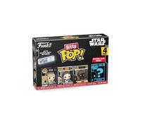 Funko Bitty Pop Star Wars Pack 4 Luke Skywalker/Obi-Wan Kenobi/Jawa/Figurine mystérieuse