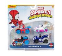 Pack de 4 Figurines en métal Spidey et Ses Amis Extraordinaires de Marvel - Comp
