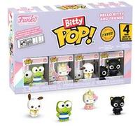 Pack de 4 Figurines Funko Bitty Pop Hello Kitty and Friends Keroppi Multicolore E