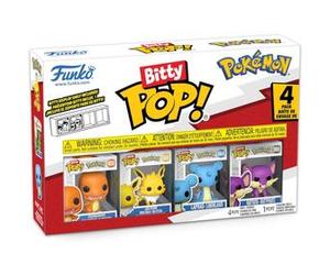 Pack de 4 figurines Funko Bitty Pop Pokémon Charmander