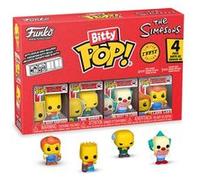 Funko Figurines Bitty The Simpsons Bart – Lot de 4 Multicolore TU