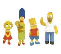 Pack de 4 Figurines Les Simpsons Lansay Multicolore G