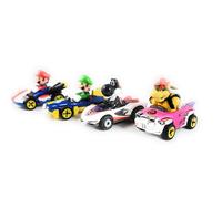 Hot Wheels Mariokart Lot de 4 pièces exclusives Yoshi P-Wing Mario Bowser Luigi Noir