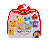 Pack de 4 figurines Squish-a-long Pokémon Style 2