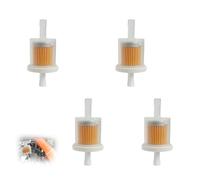 Pack de 4 Filtre à Essence,Filtre Essence,Filtre a Carburant pour Motos,Tracteur,Tondeuses et Scooter,Réduction de l'Encrassement,Filtration Efficace,Protection du Moteur,Compatible avec Divers Modèle
