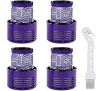 Pack de 4 filtres Allotech lavable compatible pour aspirateur DYSON V10