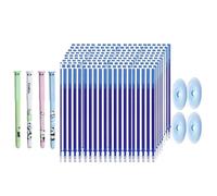 Pack De 4 Gel Stylo 0 5 Mm D'aiguille Gel Effacable Avec Des Recharges Et Gâchis Pour Les Étudiants Adultes Notant L'outil D'écriture Créative De Journalisation