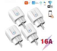 Pack de 4 interrupteurs à distance Smart Plug WiFi 16A