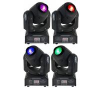 PACK DE 4 LYRES LMH SPOT7 DMX PA DJ SONO LED BAR CLUB DISCOTHEQUE jJEU DE LUMIERE DANSE FIESTA DMX