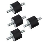 Pack De 4 M10 Caoutchouc Supports Amortisseur Anti Vibration Silentblock Amortisseur Voiture Bateau Bobines M10 40x30