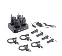 Pack de 4 Midland BR02 PRO Z Pack de 2 talkies-walkies PMR446 robustes et résistants idéal pour les entreprises, commerces et restaurants.