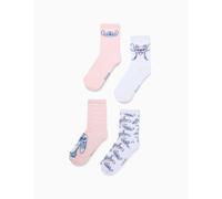 Pack De 4 Paires De Chaussettes 'stitch' Multicolore 27/30