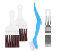 Pack de 4 Peignes à lamelles pour séchoir, peigne à condenseur pour séchoir, peigne nettoyant à condenseur, peignes à lamelles pour climatisation pour nettoyeur d'échangeur de chaleur pour sèche-linge