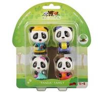 Vulli Personnages Klorofil Famille Panda - Pack de 4 - G