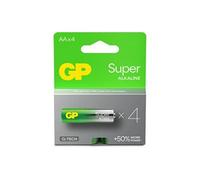 Pack De 4 Piles AA/LR6 - Alcaline Super - G-Tech - Carton FSC