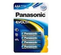 Pack de 4 piles AAA Panasonic Evolta LR03 1.5 V G