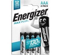 Pack de 4 piles Alcaline LR03-AAA 1,5V Max Plus Energizer