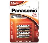 Pack de 4 piles Panasonic Pro Power AAA-LR03 G