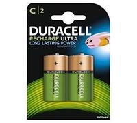 Pack de 4 piles rechargeables LR14/HR14 Ni-Mh Duracell Ultra 3000 mAh