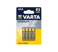4 Piles Salines AAA / LR03 Varta Super Heavy Duty